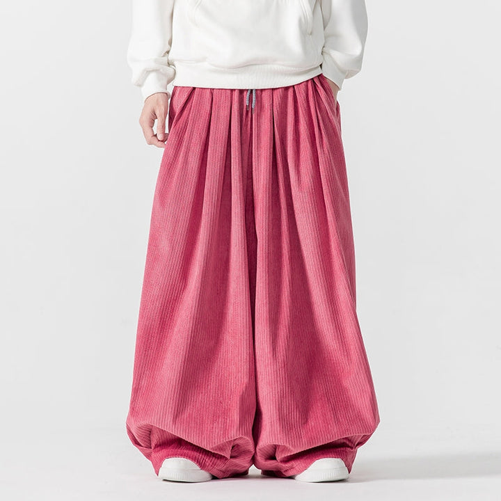 Ultimate Comfort Wide-Leg Corduroy Sweatpants