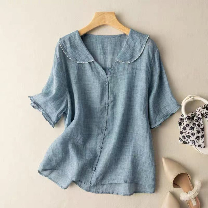 Leah | Float Linen Top