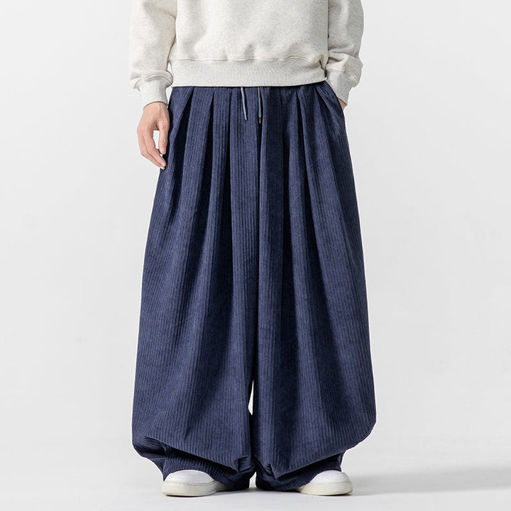 Ultimate Comfort Wide-Leg Corduroy Sweatpants