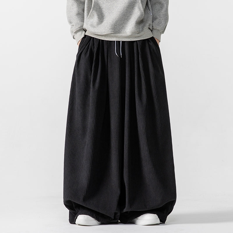Ultimate Comfort Wide-Leg Corduroy Sweatpants