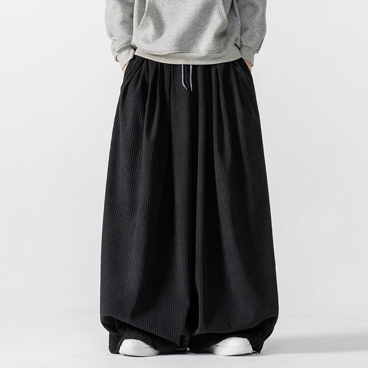 Ultimate Comfort Wide-Leg Corduroy Sweatpants