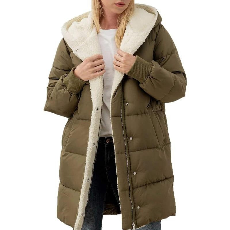 Scarlet™ - Cozy Quilted Hooded Jacket