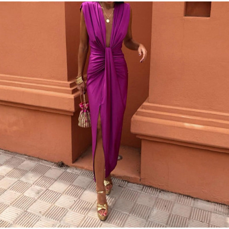 Cruella™ | Deep Neck Dress