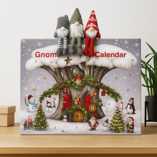 Premium gnome Christmas calendar
