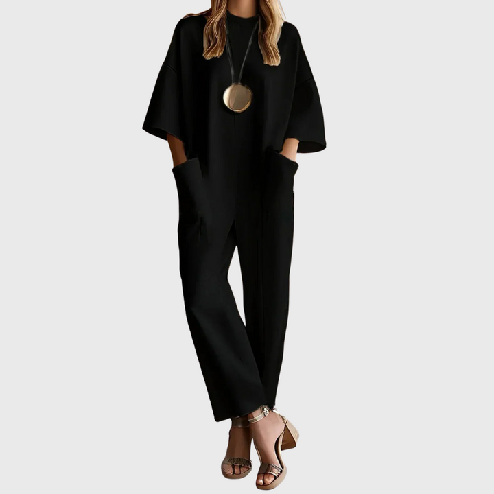 Carla - Short Sleeve Jumpsuit