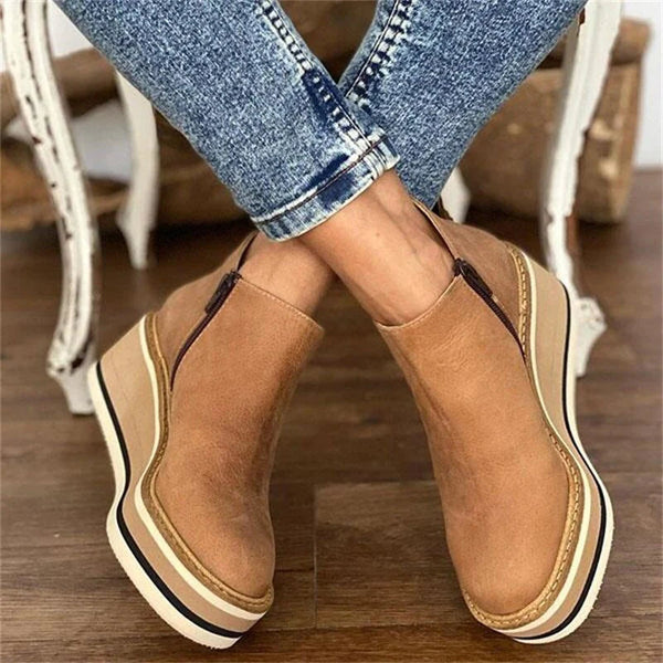 Elara™ - Elevate Platform Ankle Boots
