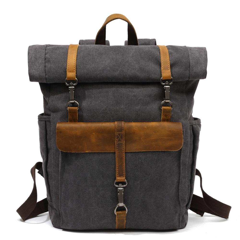 Retro Canvas Rucksack | Arlo