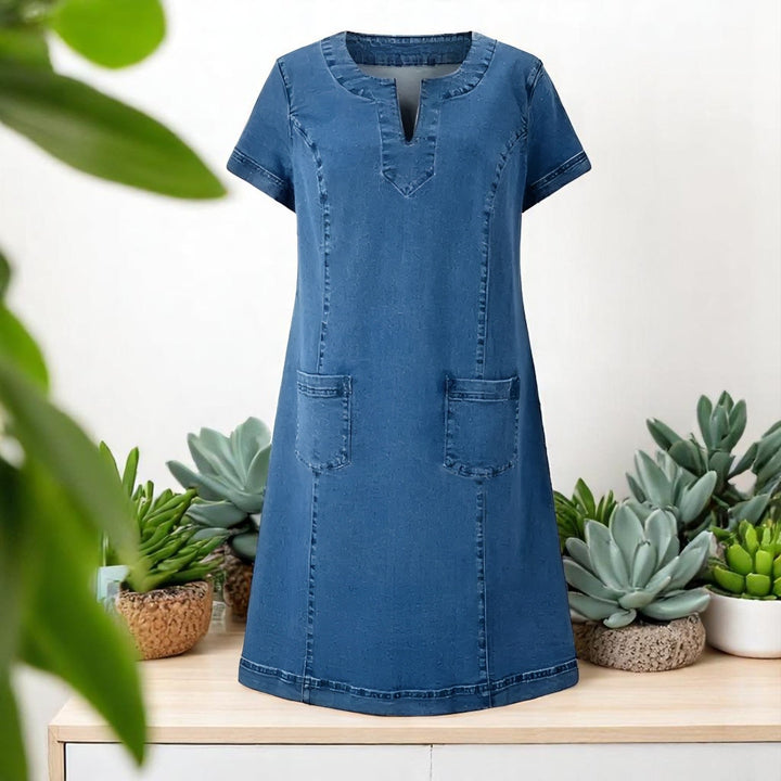 Ginah – Denim Midi Dress