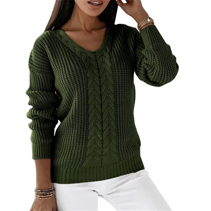Yassi™ V-Neck Knit Sweater