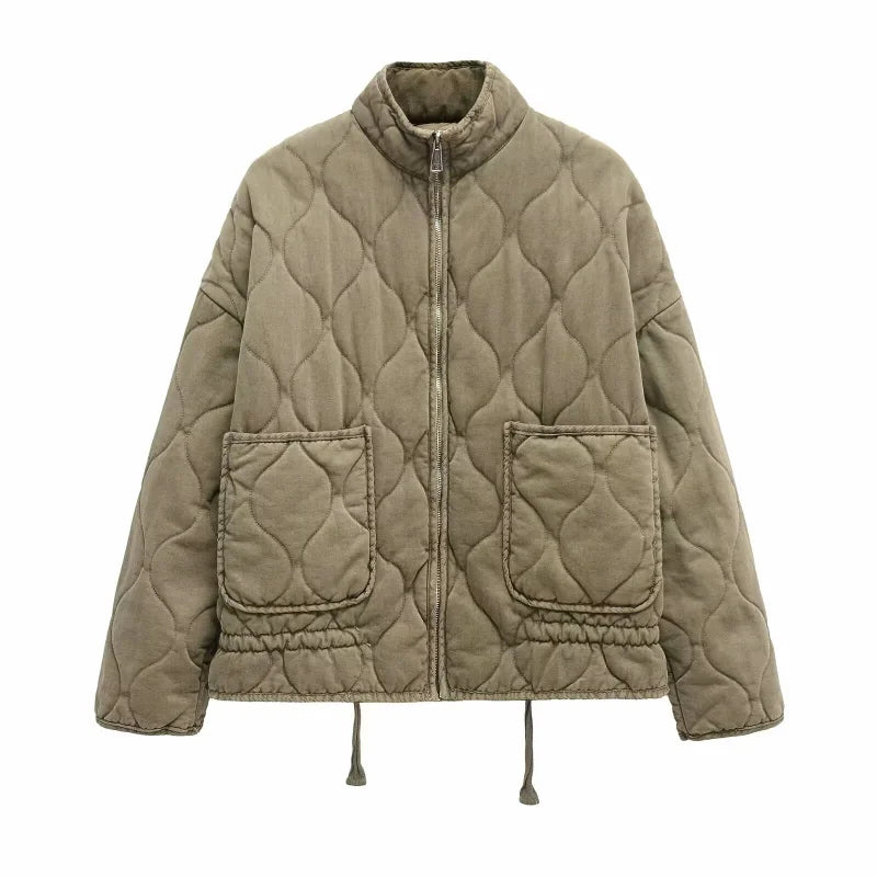 Zara | Retro Quilted Cotton Jacket