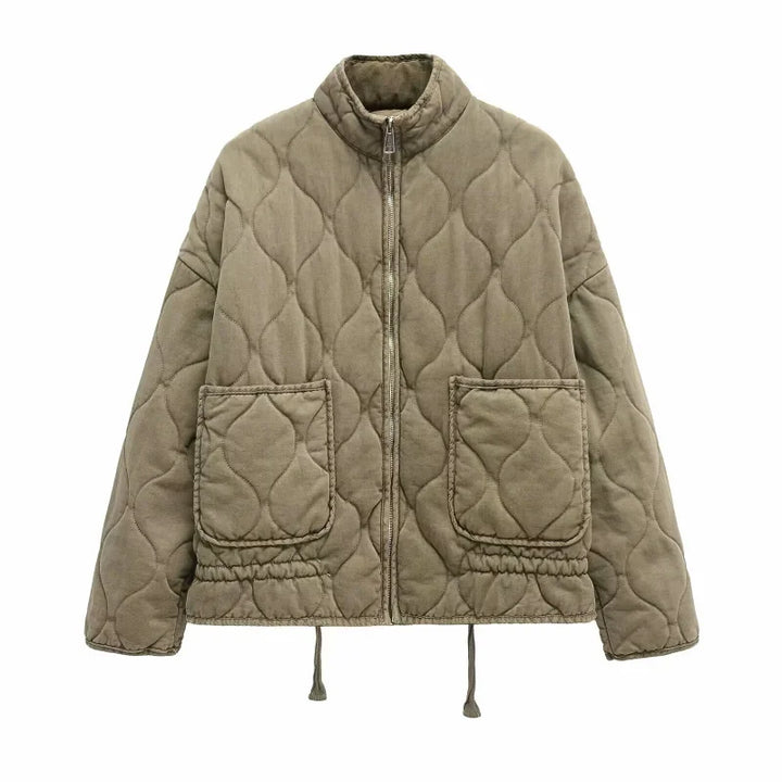 Zara | Retro Quilted Cotton Jacket