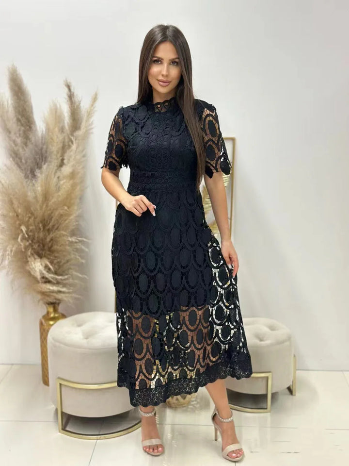 Elena Graceful Lace Dress
