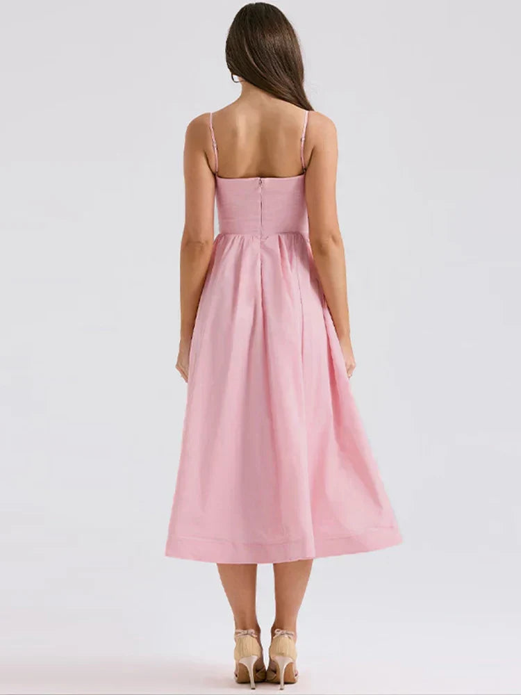 Jolie Satin Summer Dress