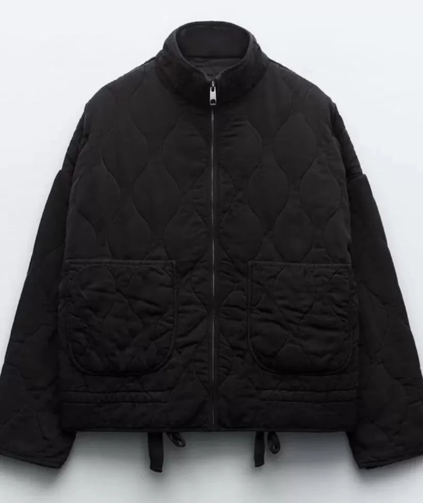 Zara | Retro Quilted Cotton Jacket