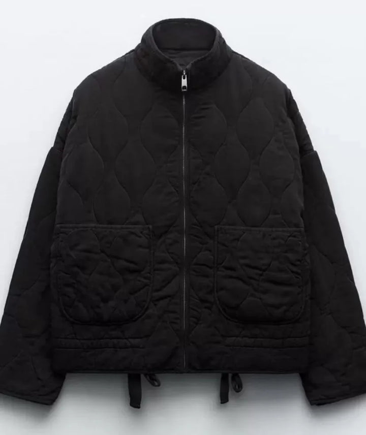 Zara | Retro Quilted Cotton Jacket
