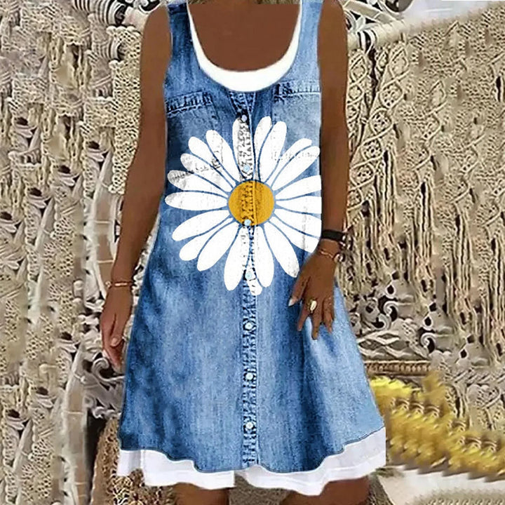 Valo - Soft Elegant Denim Dress
