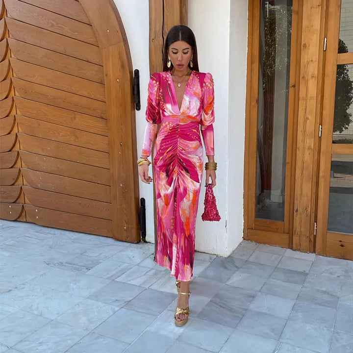 Cinna™ | Deep V-neck Dress