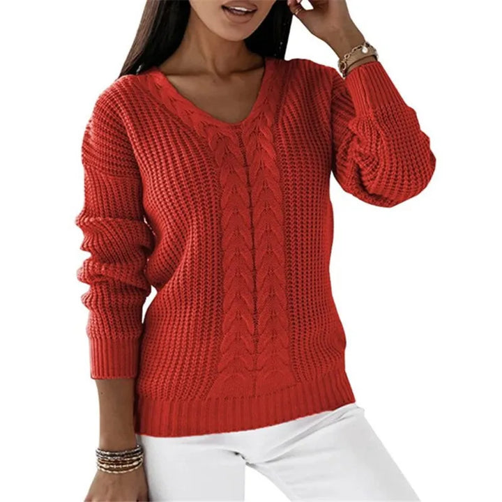 Yassi™ V-Neck Knit Sweater