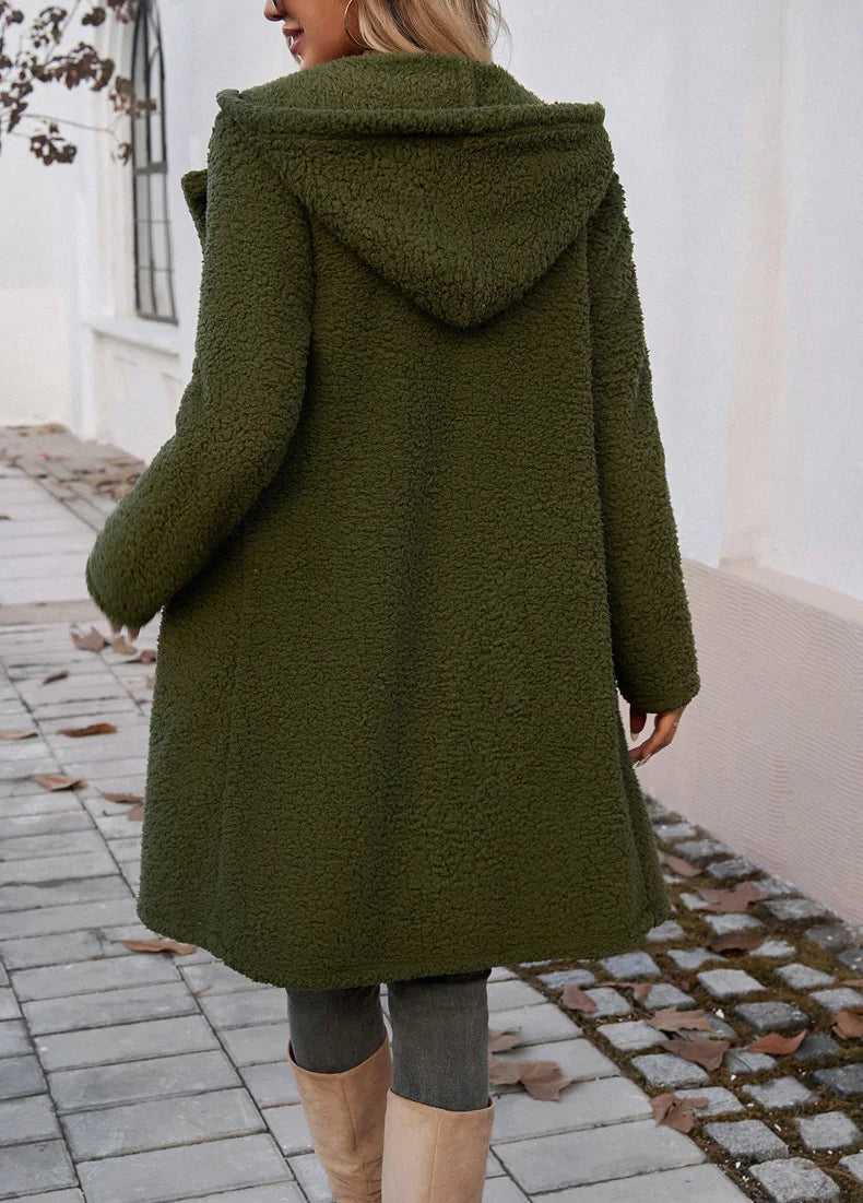 Sofia™ - Teddy Fleece Hooded Coat