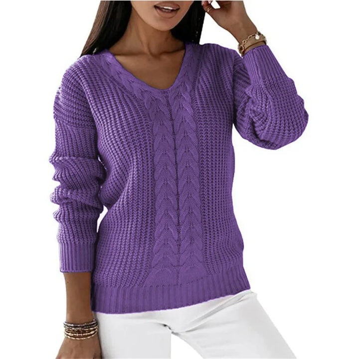 Yassi™ V-Neck Knit Sweater