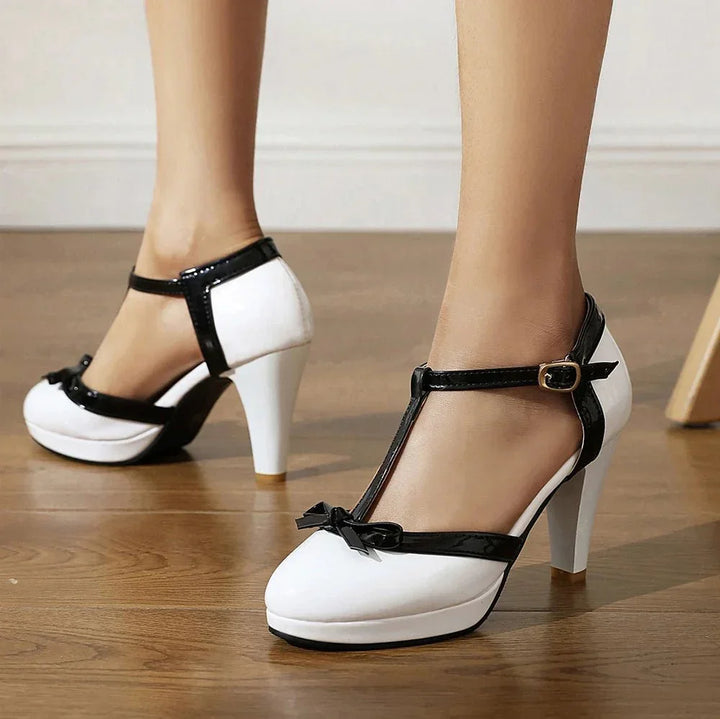 Chloe T-Strap Heels