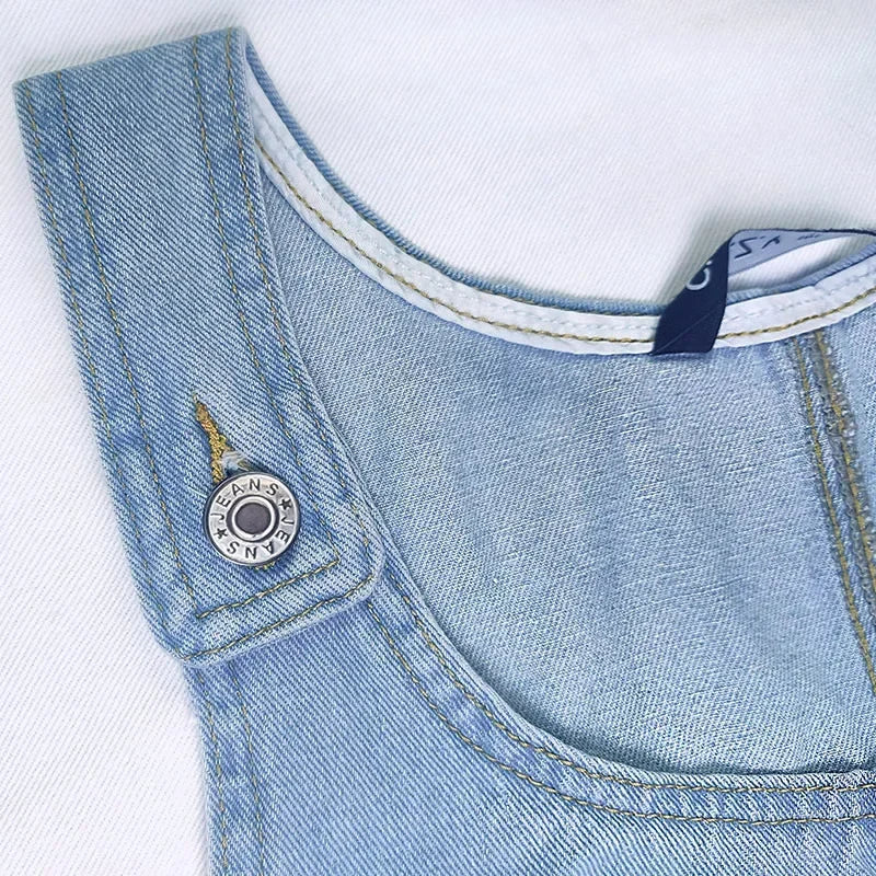 Sandy - Practical Light Denim Dress