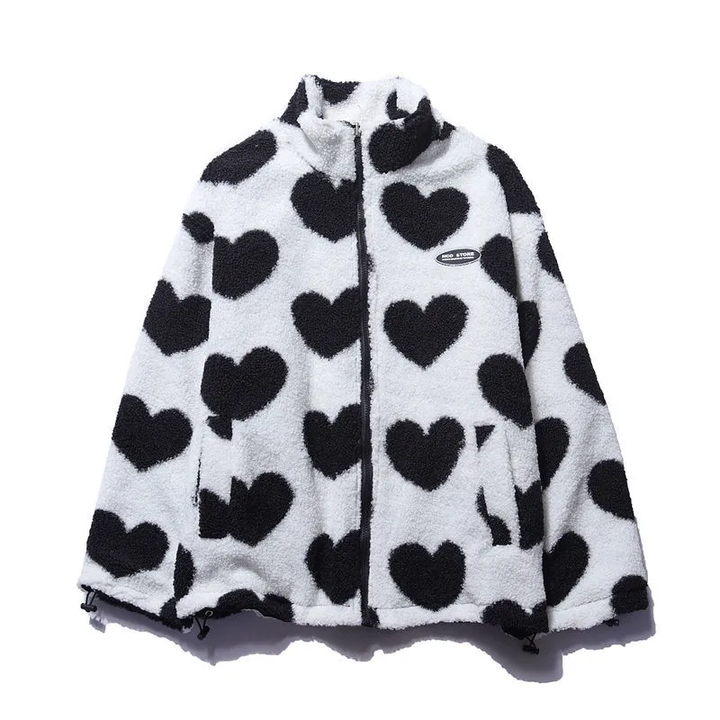 Olivia™️ | Reversible Heart Coat - Exclusive Collection