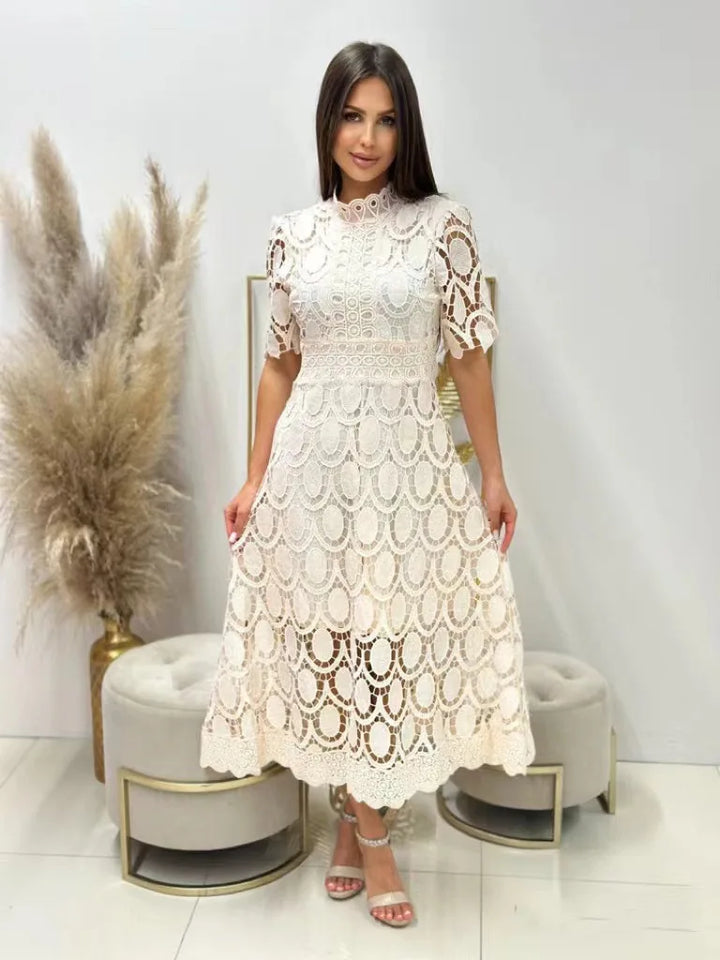 Elena Graceful Lace Dress