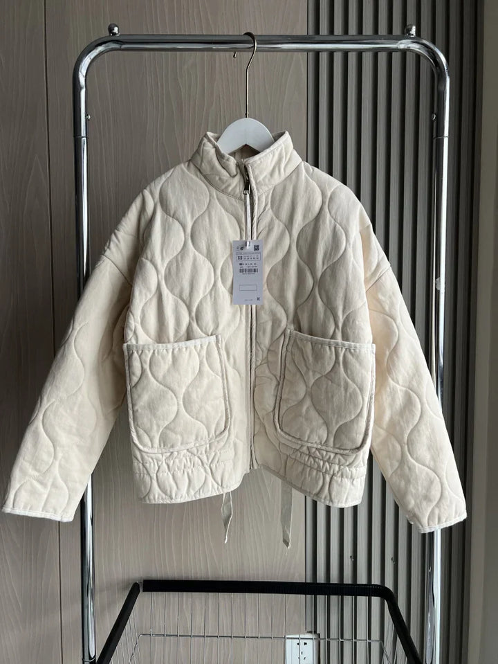 Zara | Retro Quilted Cotton Jacket