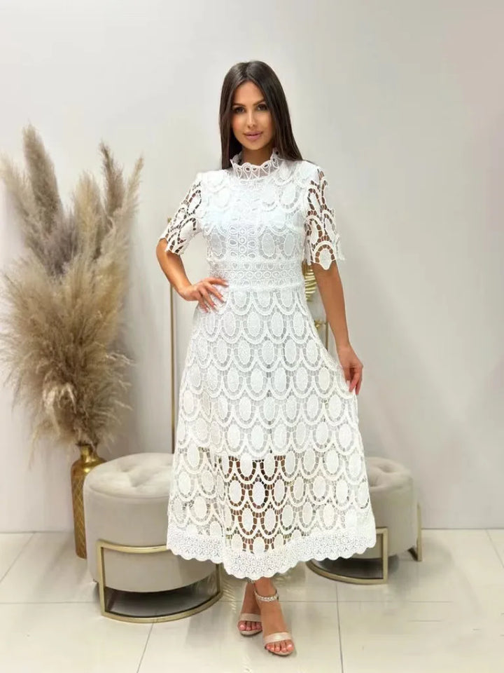 Elena Graceful Lace Dress