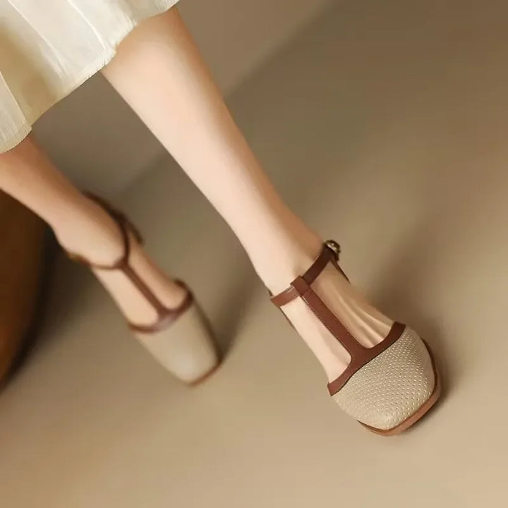 Isa Mid Heel Shoes