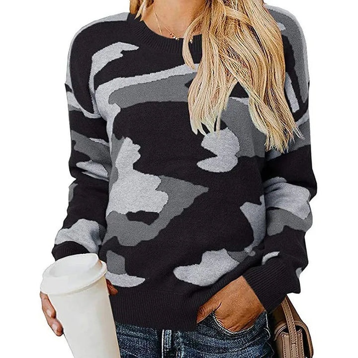 Hailey™ Leopard Camouflage Knitwear