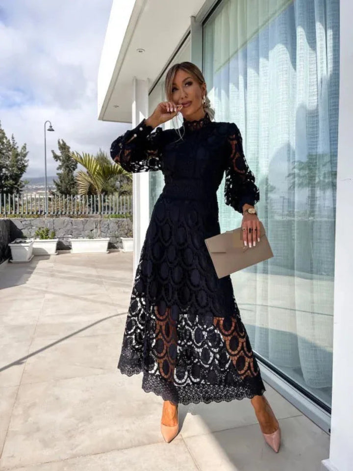 Elena Graceful Lace Dress