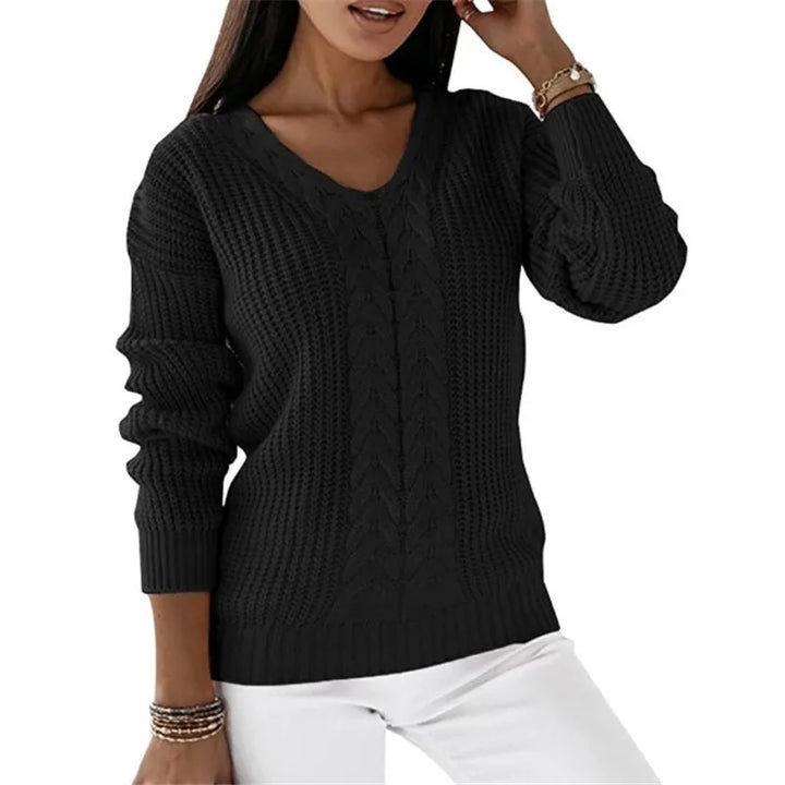 Yassi™ V-Neck Knit Sweater