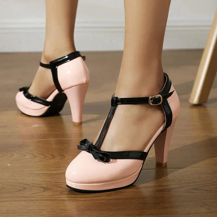Chloe T-Strap Heels