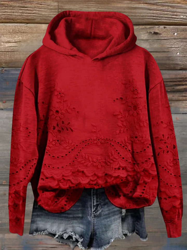 Luna | Floral Print Hoodie
