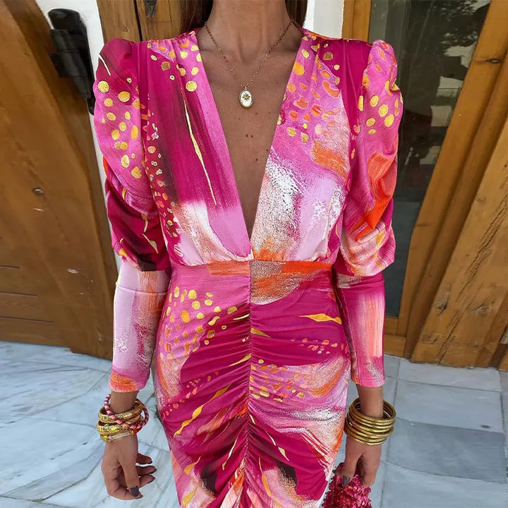 Cinna™ | Deep V-neck Dress
