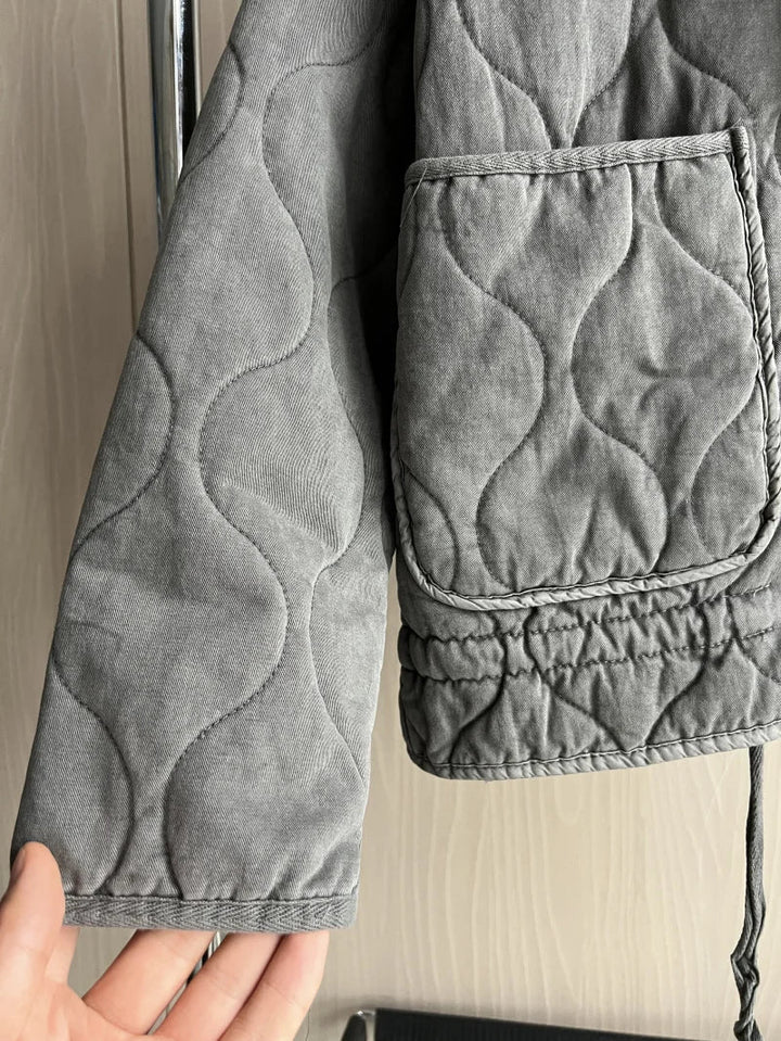 Zara | Retro Quilted Cotton Jacket