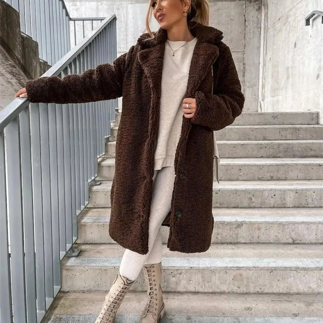 Ava™ - Warm Embrace Teddy Coat