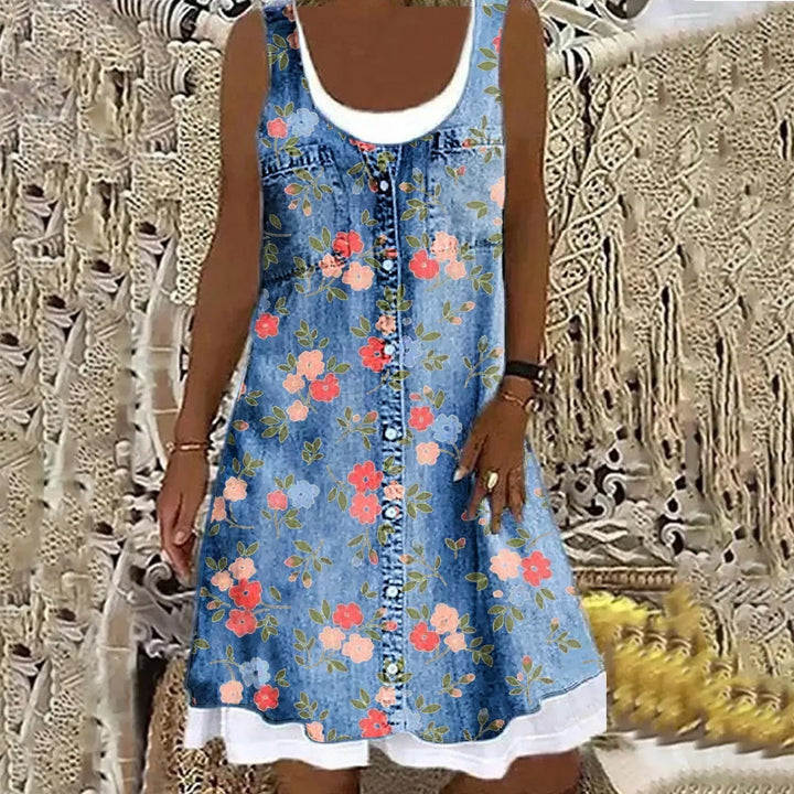 Valo - Soft Elegant Denim Dress