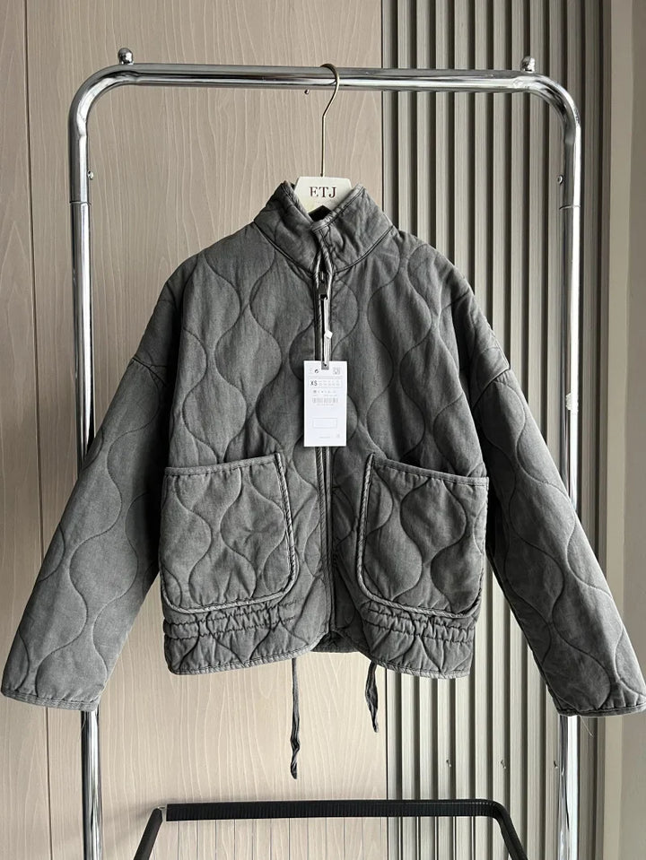 Zara | Retro Quilted Cotton Jacket