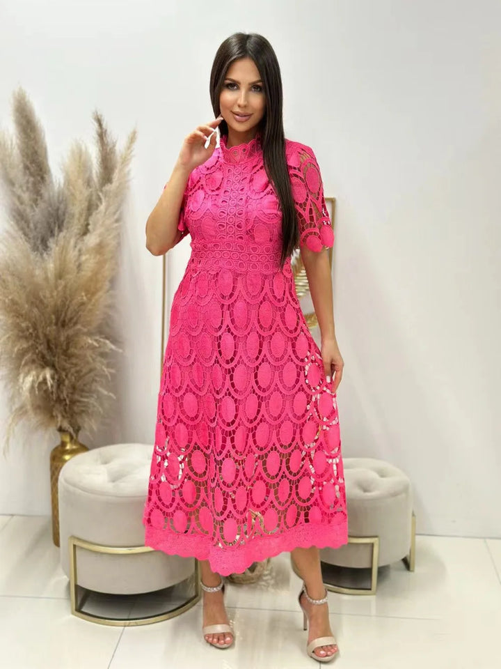 Elena Graceful Lace Dress