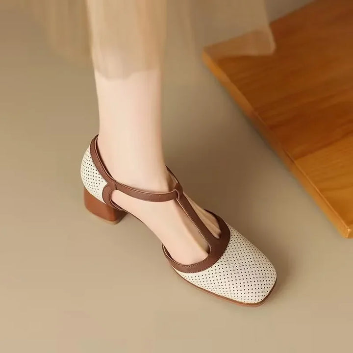 Isa Mid Heel Shoes