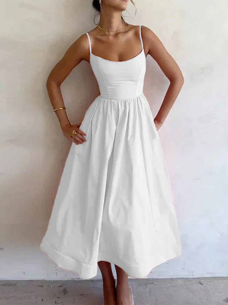 Jolie Satin Summer Dress