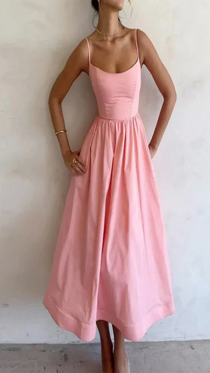 Jolie Satin Summer Dress