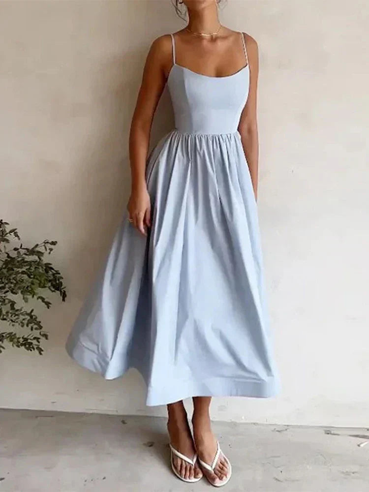 Jolie Satin Summer Dress