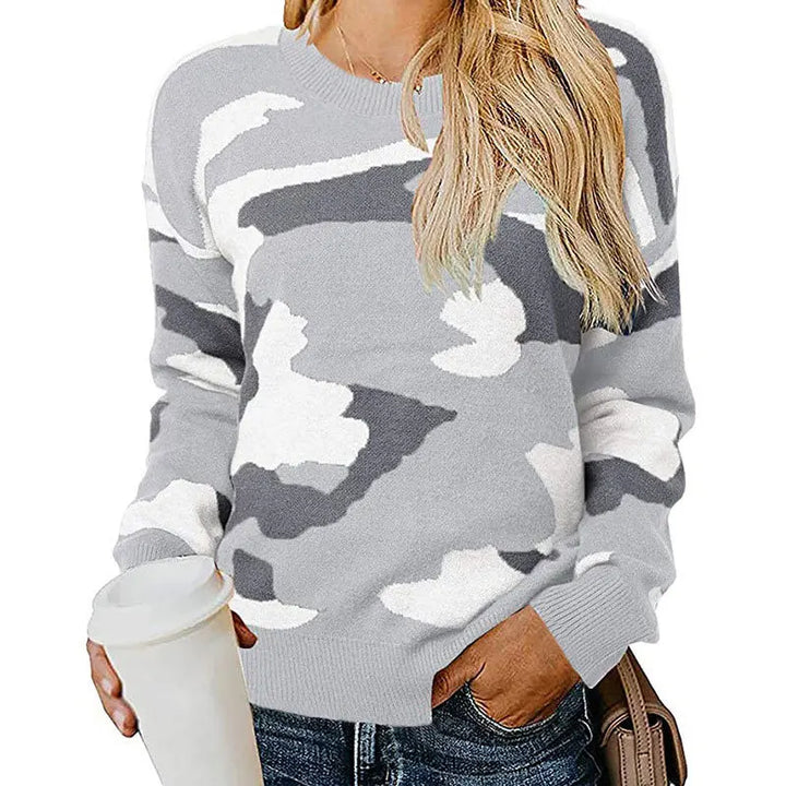 Hailey™ Leopard Camouflage Knitwear