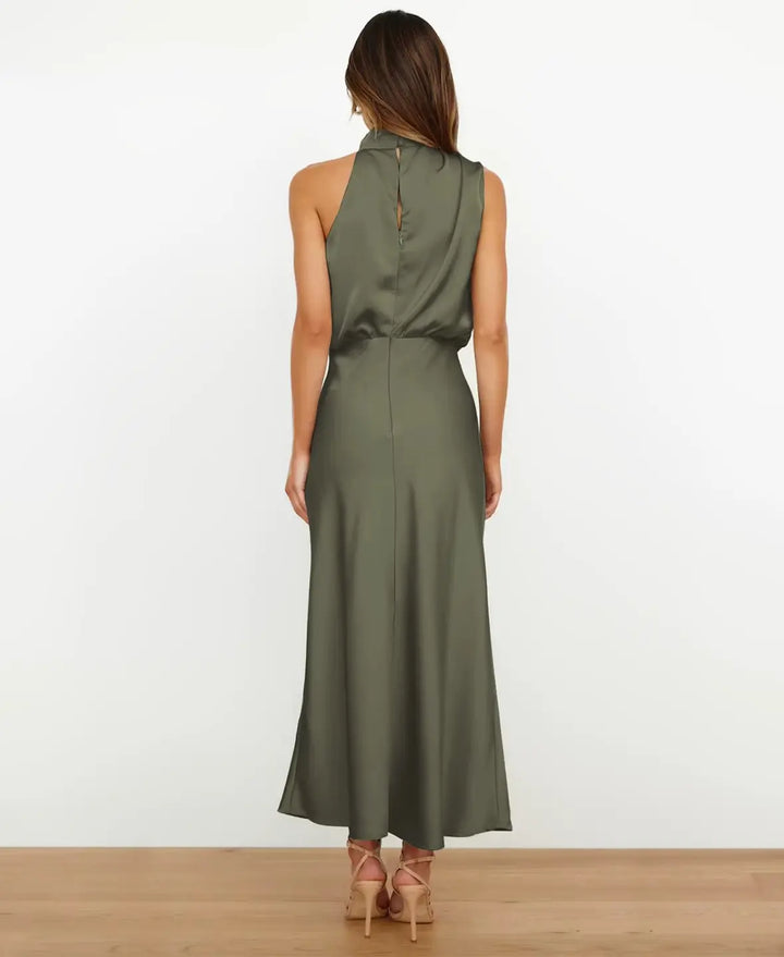 Chloe High Waist Midi Dress