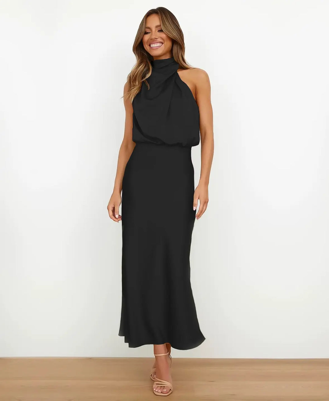 Chloe High Waist Midi Dress
