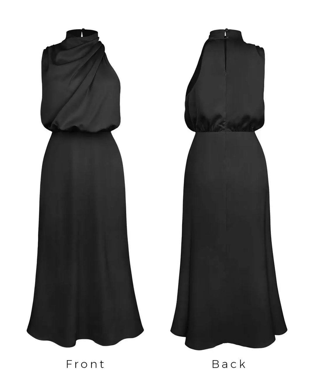 Chloe High Waist Midi Dress